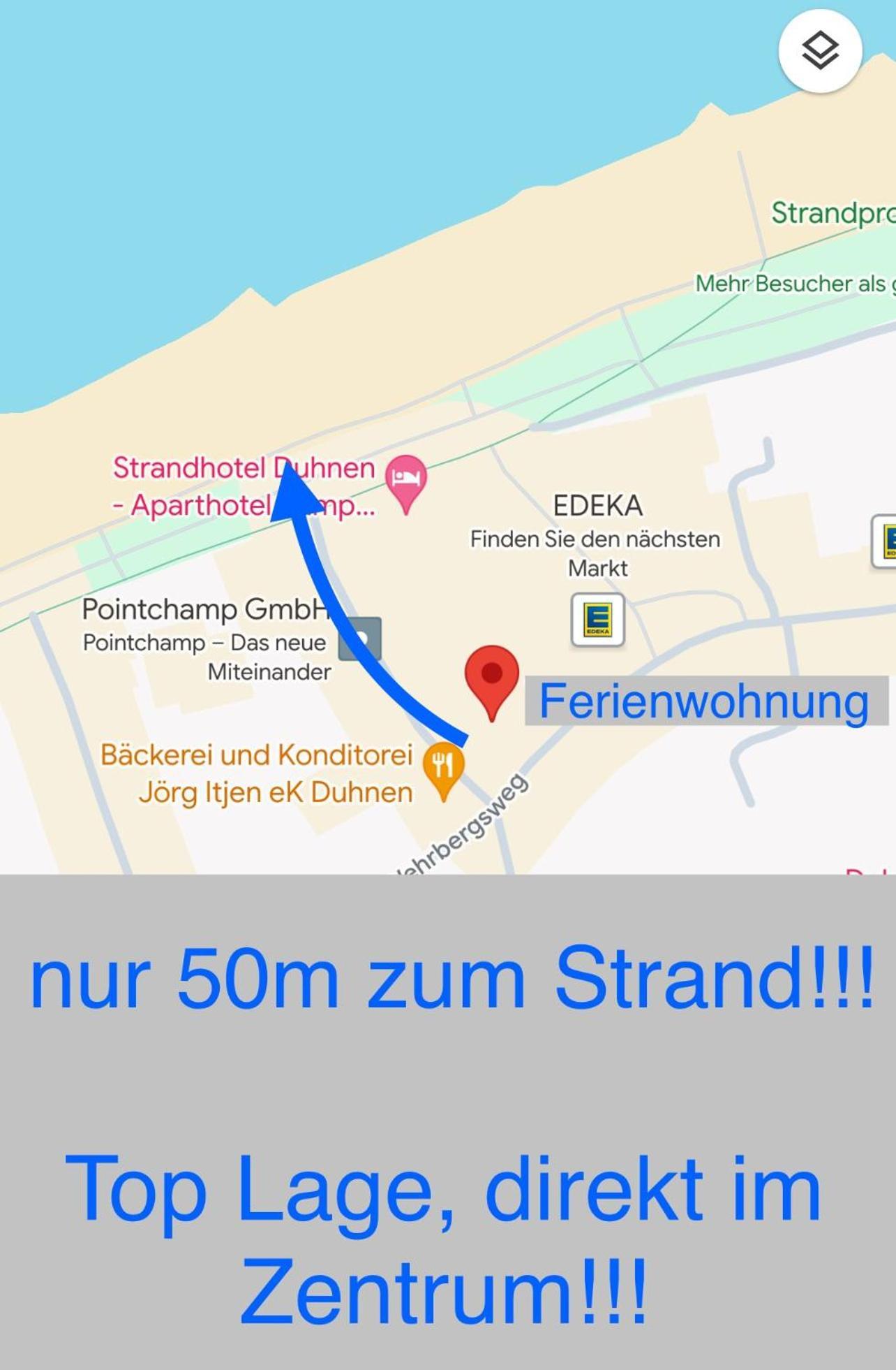 Traumhafte Ferienwohnung "Seekueste" In Cuxhaven - Duhnen In 1A Lage Im Haus Elbe 1 !!! 50M Zum Strand !!! Buitenkant foto